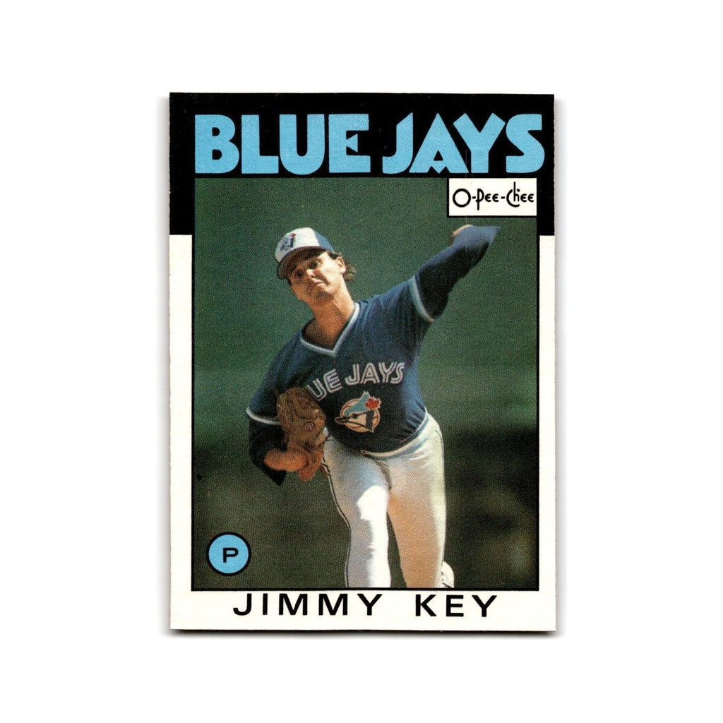 Jimmy Key 1986 O-Pee-Chee #291 Toronto Blue Jays Baseball Card NM