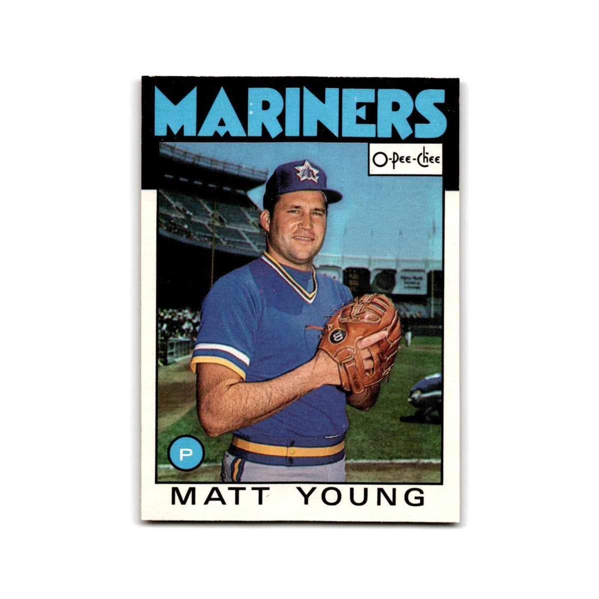 Matt Young 1986 O-Pee-Chee #274 Seattle Mariners Baseball Card NM