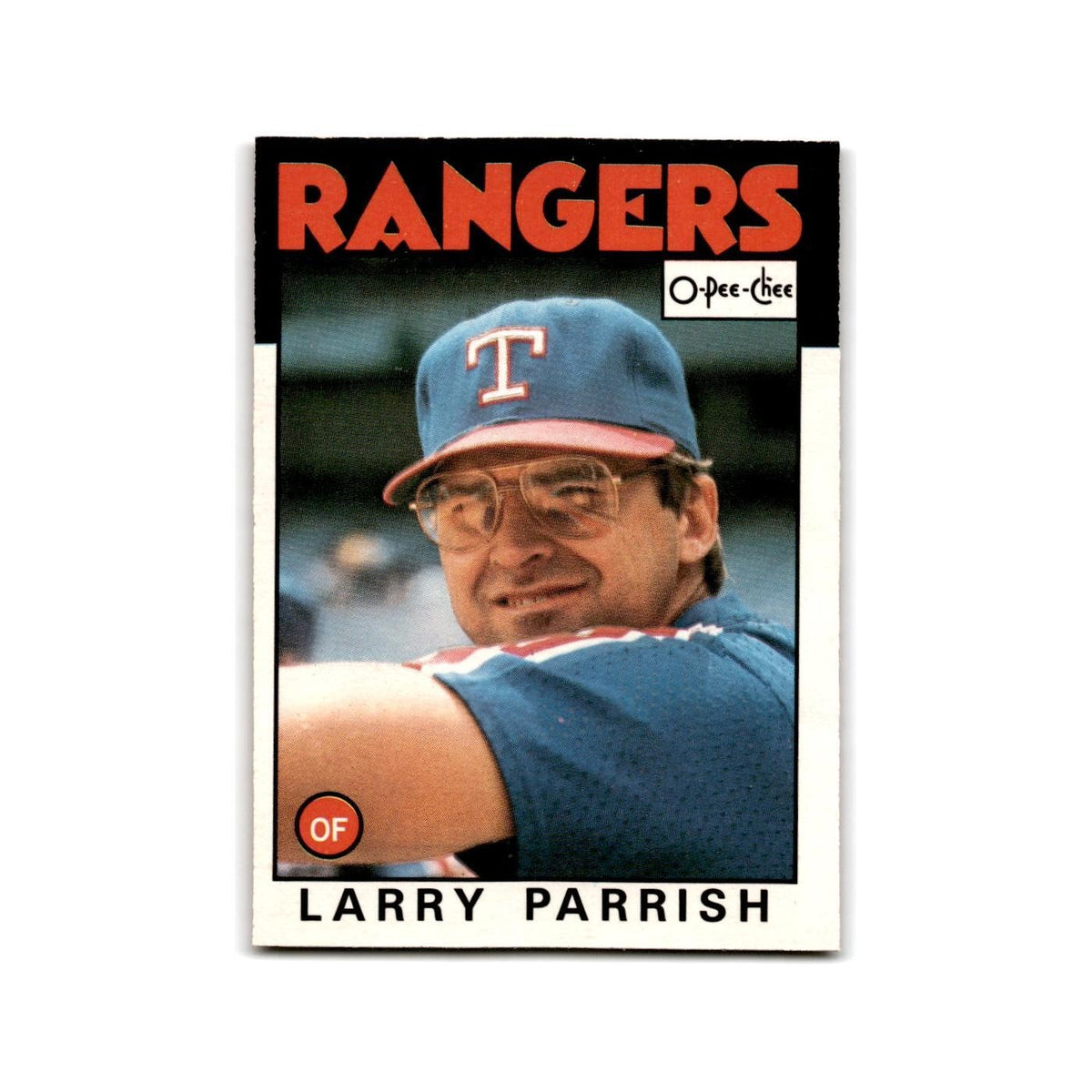 Larry Parrish 1986 O-Pee-Chee #238 Texas Rangers Baseball Card NM