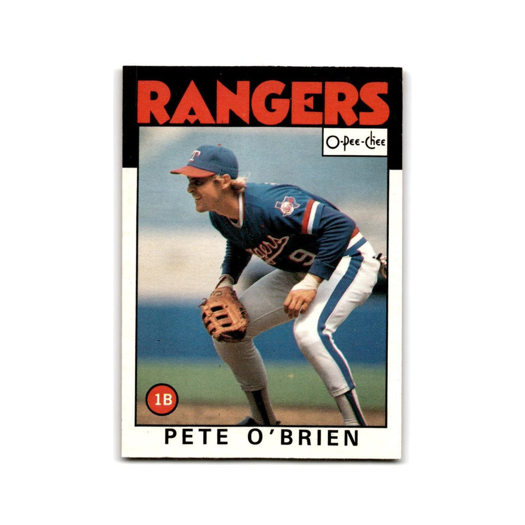 Pete O'Brien 1986 O-Pee-Chee #328 Texas Rangers Baseball Card NM