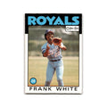 Frank White 1986 O-Pee-Chee #215 Kansas City Royals Baseball Card NM