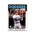 Mike Marshall 1986 O-Pee-Chee #26 Los Angeles Dodgers Baseball Card NM