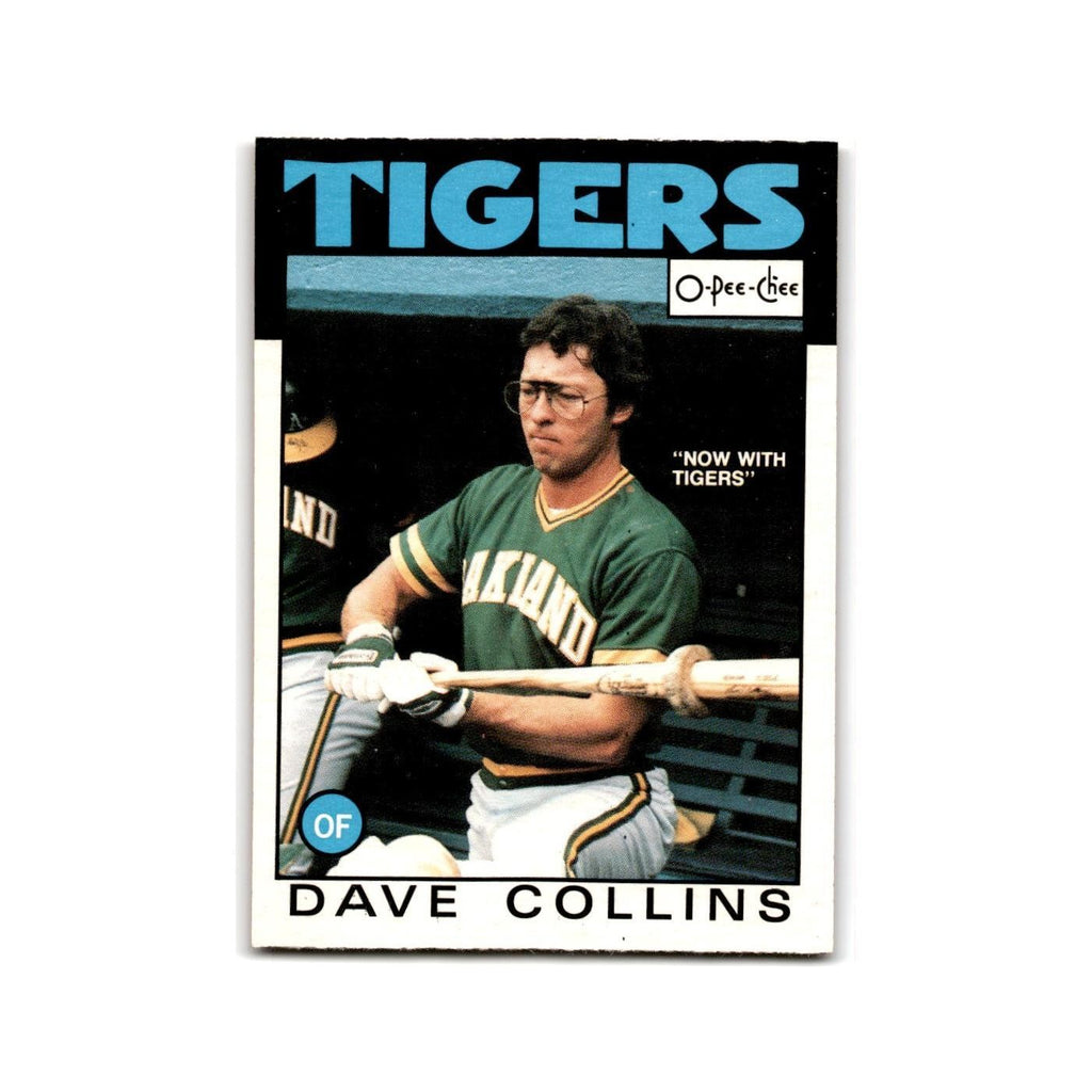 Dave Collins 1986 O-Pee-Chee #271 Detroit Tigers Baseball Card NM