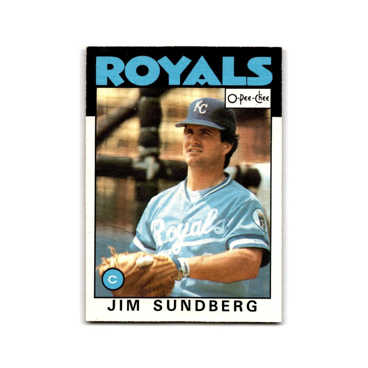 Jim Sundberg 1986 O-Pee-Chee #245 Kansas City Royals Baseball Card NM
