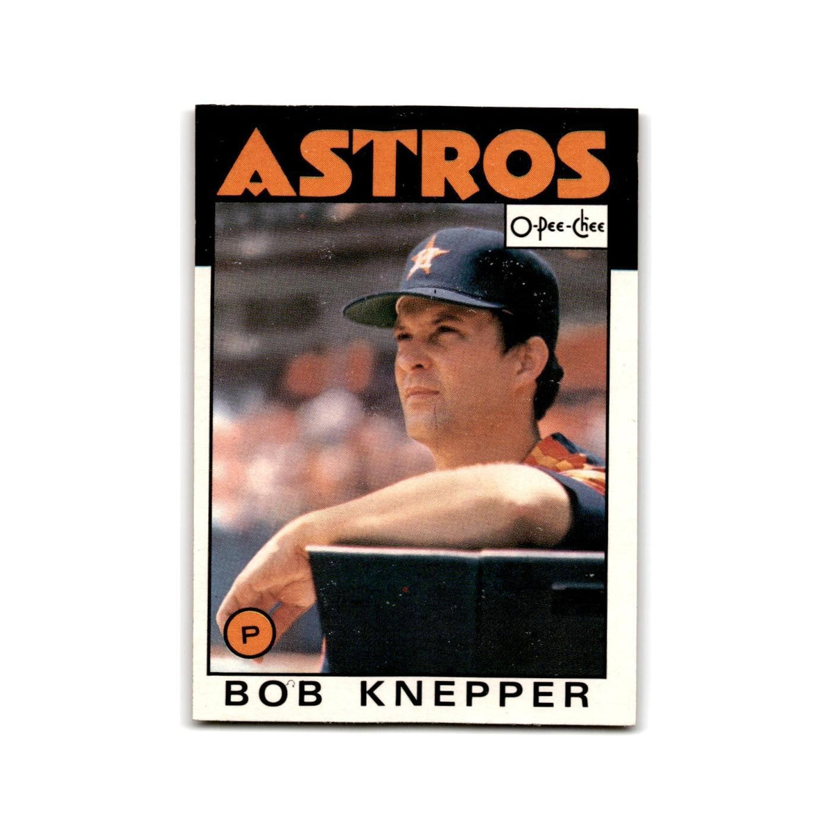 Bob Knepper 1986 O-Pee-Chee #231 Houston Astros Baseball Card NM