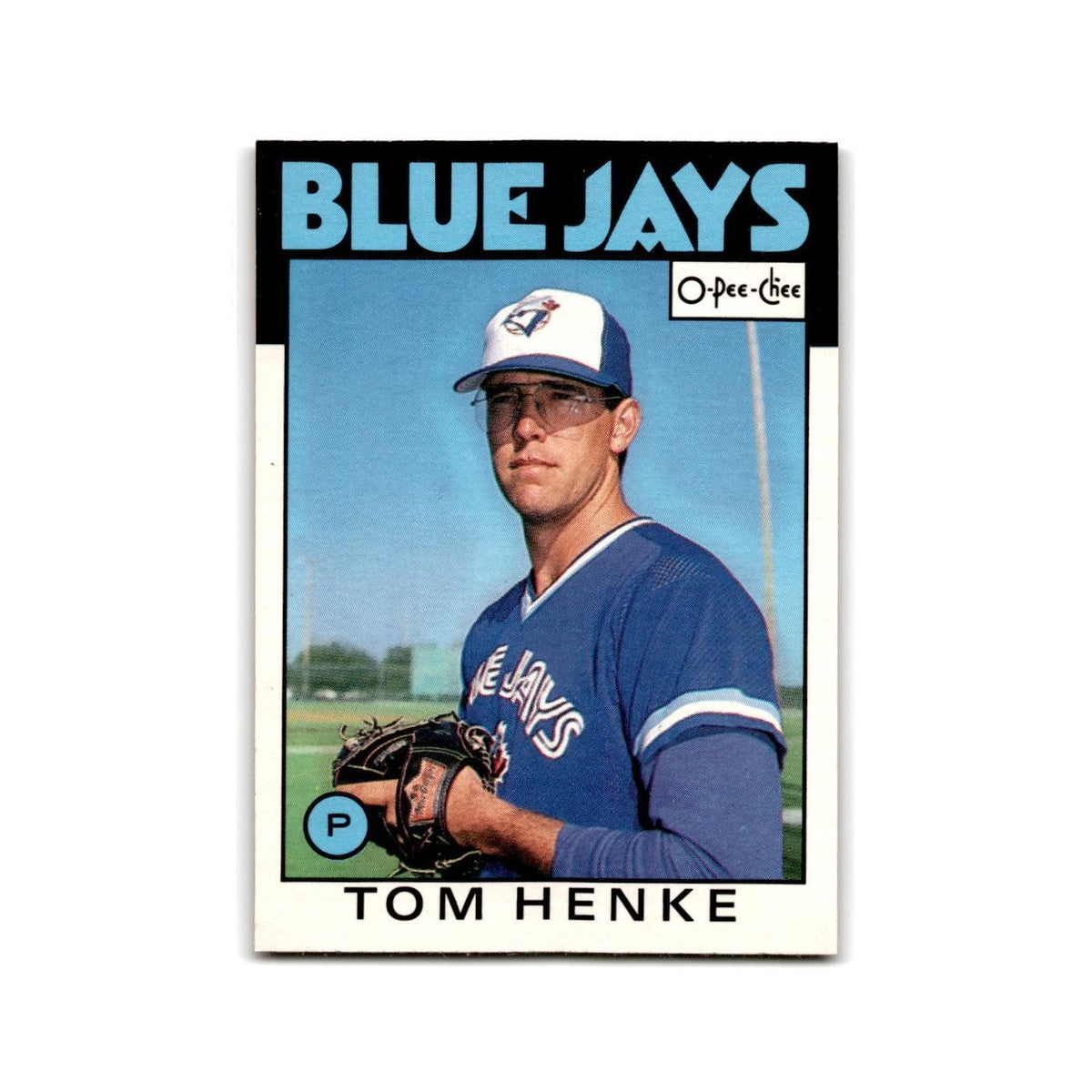Tom Henke 1986 O-Pee-Chee #333 Toronto Blue Jays Baseball Card NM