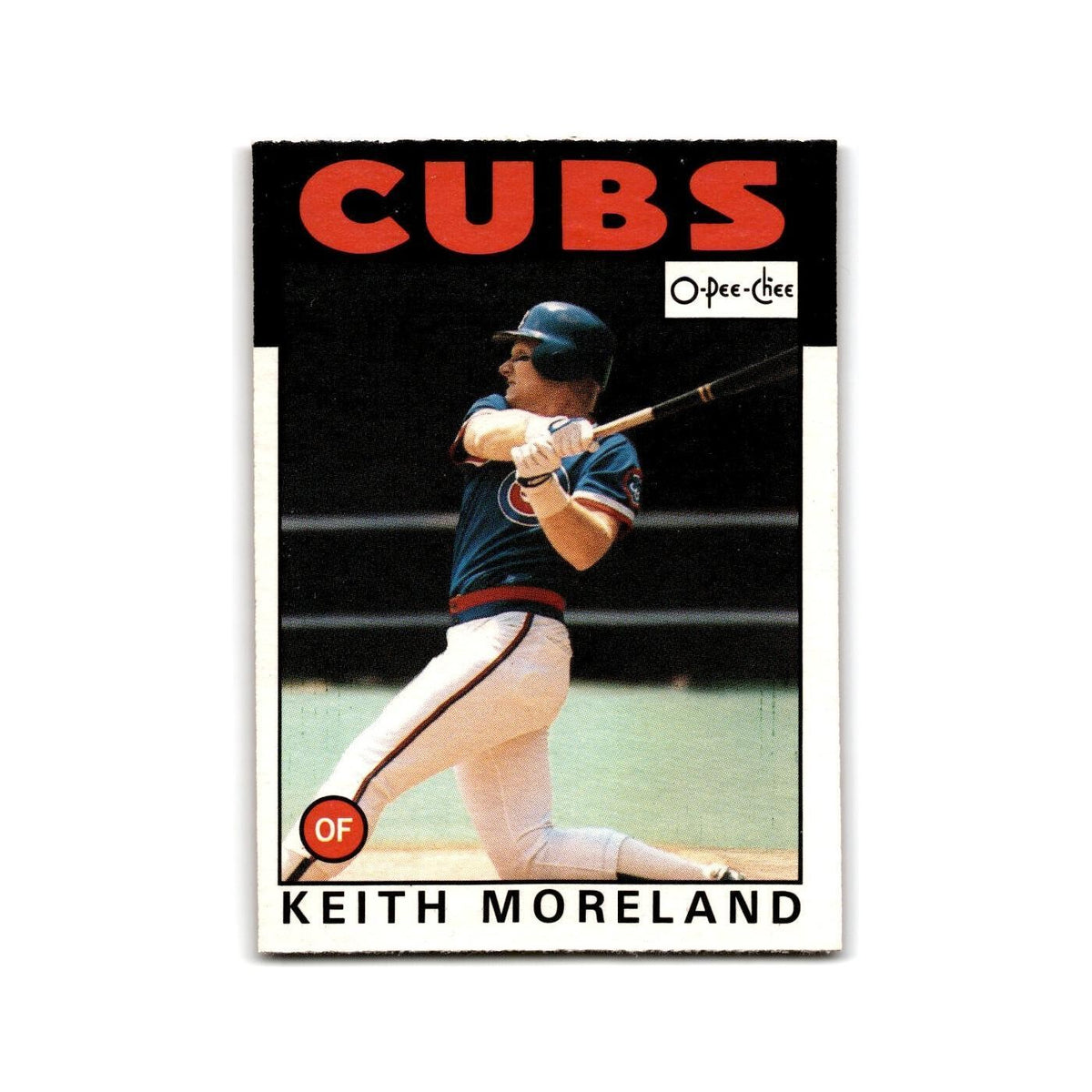 Keith Moreland 1986 O-Pee-Chee #266 Chicago Cubs Baseball Card NM