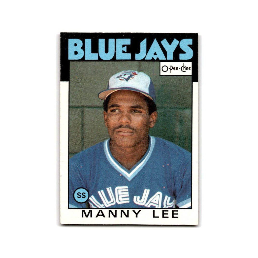 Manuel Lee 1986 O-Pee-Chee #23 Toronto Blue Jays Baseball Card NM