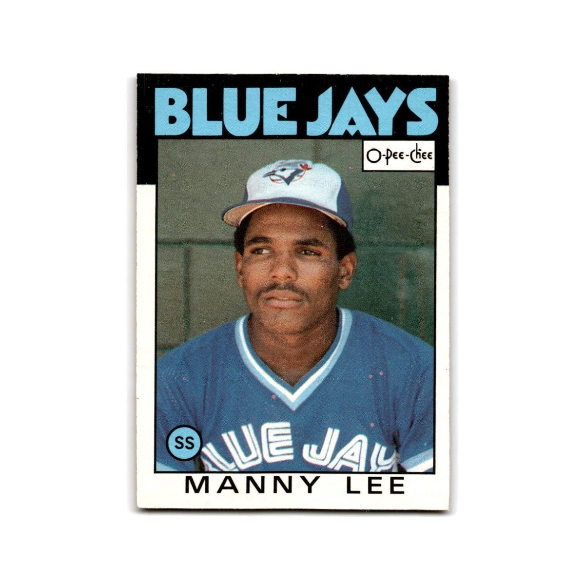 Manuel Lee 1986 O-Pee-Chee #23 Toronto Blue Jays Baseball Card NM