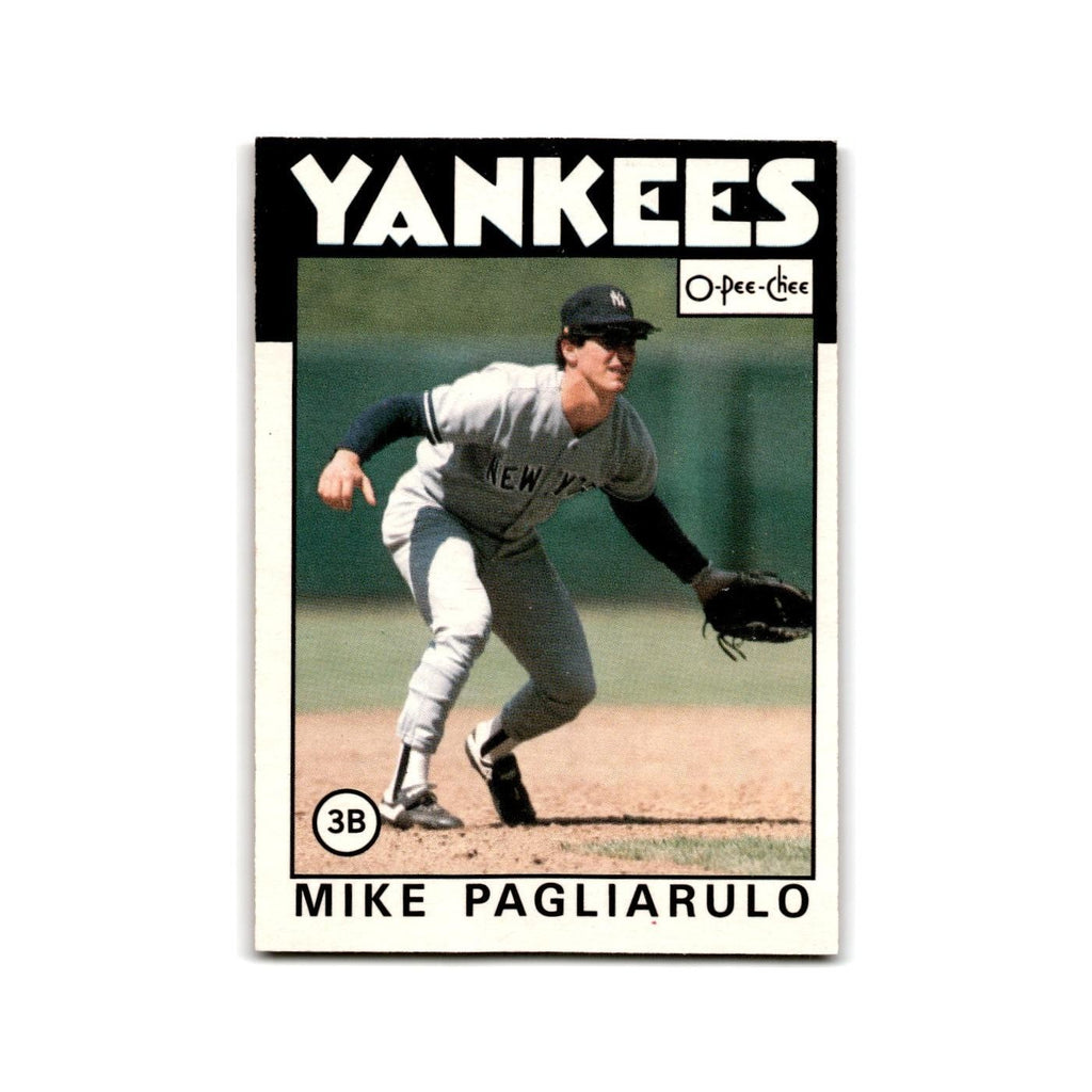 Mike Pagliarulo 1986 O-Pee-Chee #327 New York Yankees Baseball Card NM