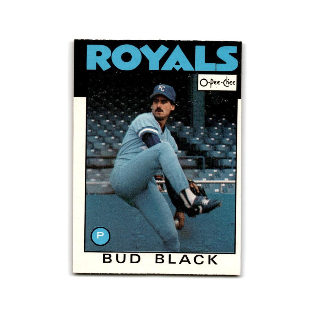 Bud Black 1986 O-Pee-Chee #319 Kansas City Royals Baseball Card NM