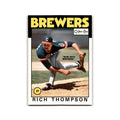 Rich Thompson 1986 O-Pee-Chee #242 Milwaukee Brewers Baseball Card NM