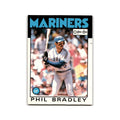 Phil Bradley 1986 O-Pee-Chee #305 Seattle Mariners Baseball Card NM