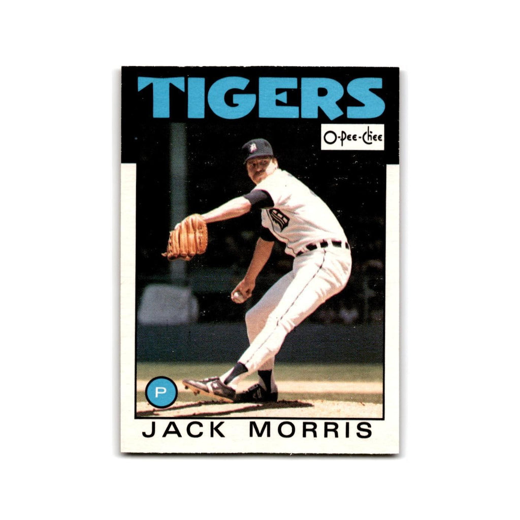 Jack Morris 1986 O-Pee-Chee #270 Detroit Tigers Baseball Card NM