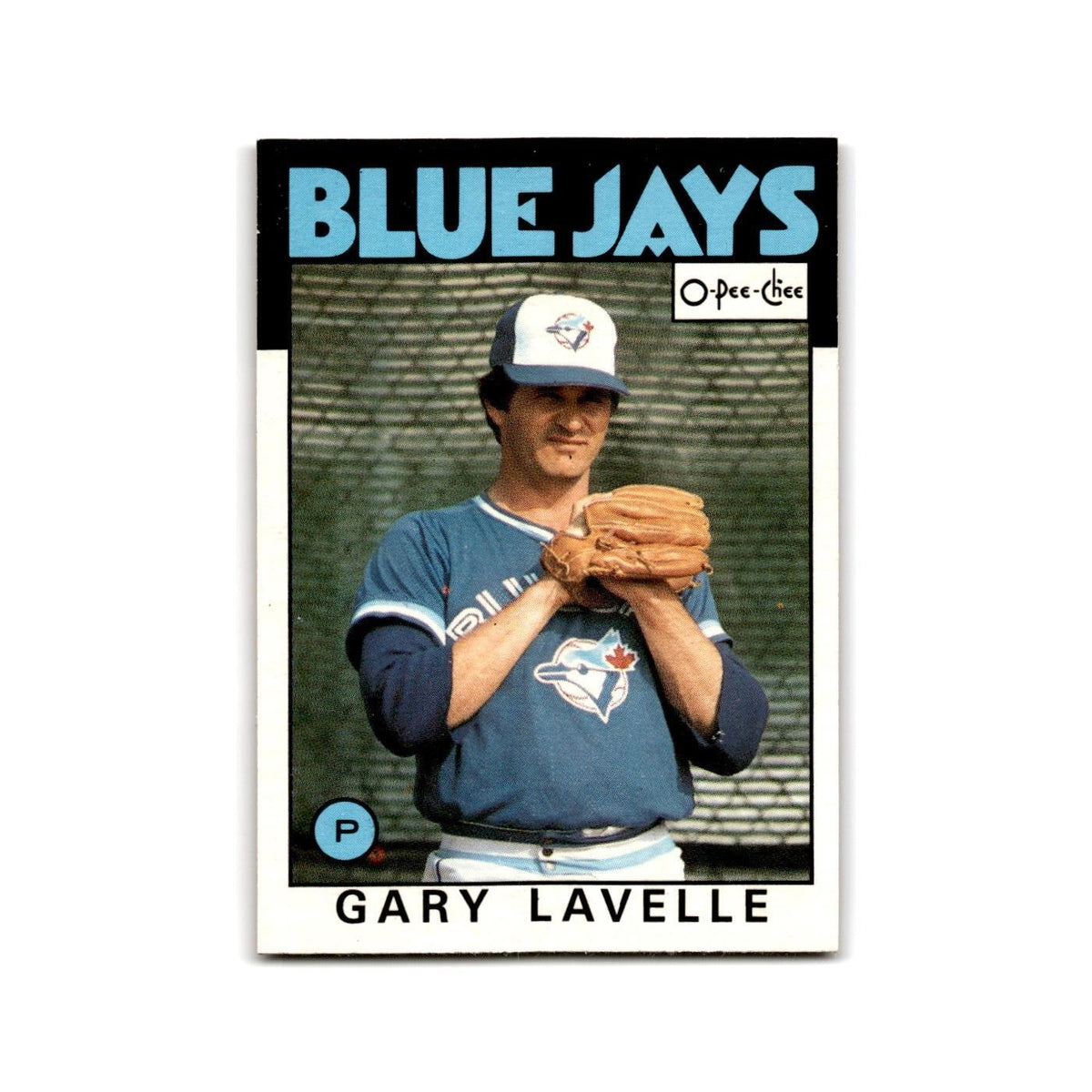 Gary Lavelle 1986 O-Pee-Chee #22 Toronto Blue Jays Baseball Card NM