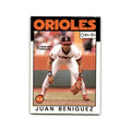 Juan Beniquez 1986 O-Pee-Chee #325 Baltimore Orioles Baseball Card NM