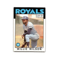 Willie Wilson 1986 O-Pee-Chee #25 Kansas City Royals Baseball Card NM