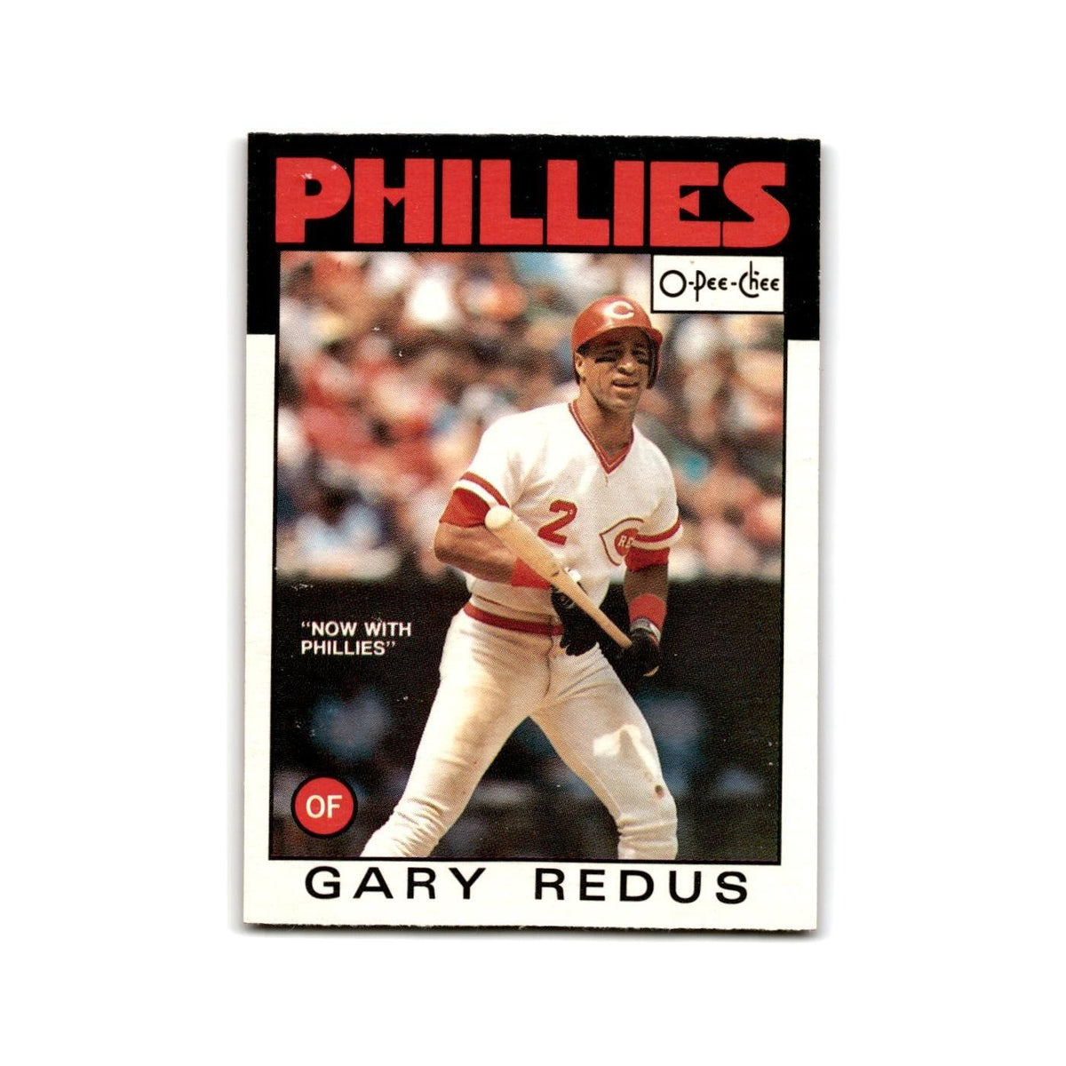 Gary Redus 1986 O-Pee-Chee #342 Philadelphia Phillies Baseball Card NM