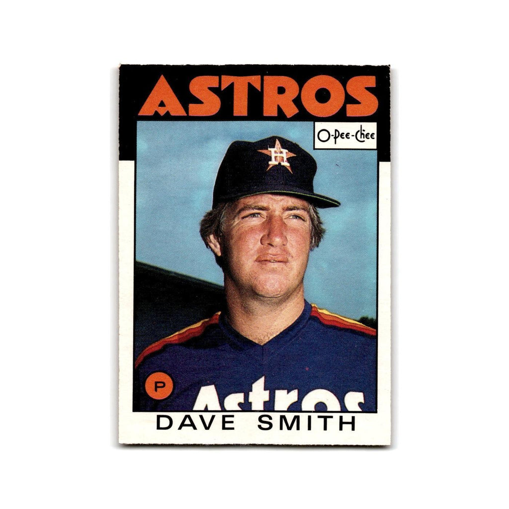 Dave Smith 1986 O-Pee-Chee #222 Houston Astros Baseball Card NM