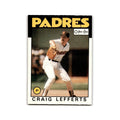 Craig Lefferts 1986 O-Pee-Chee #244 San Diego Padres Baseball Card NM