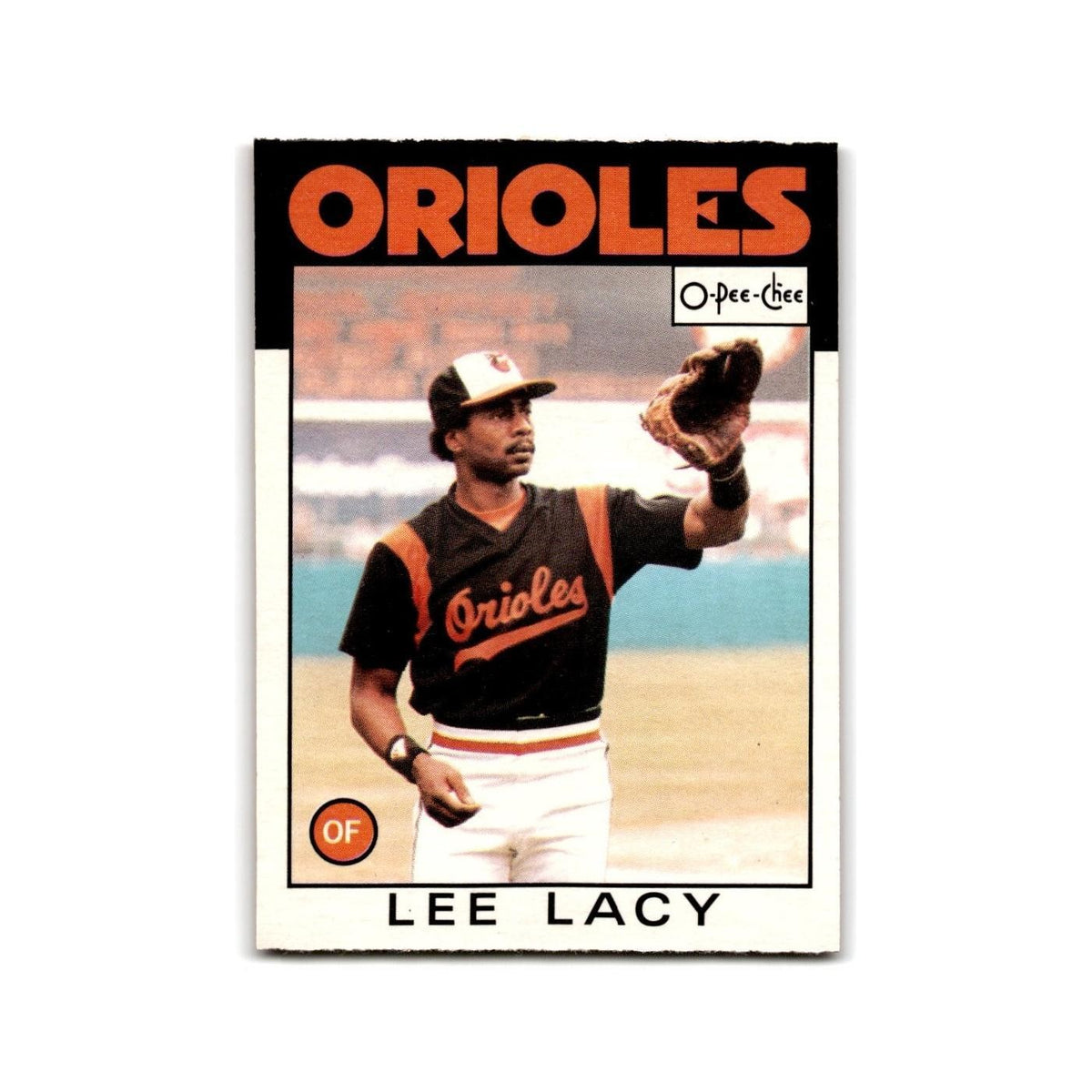 Lee Lacy 1986 O-Pee-Chee #226 Baltimore Orioles Baseball Card NM