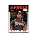 Gary Pettis 1986 O-Pee-Chee #323 California Angels Baseball Card NM