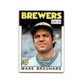 Mark Brouhard 1986 O-Pee-Chee #21 Milwaukee Brewers Baseball Card NM