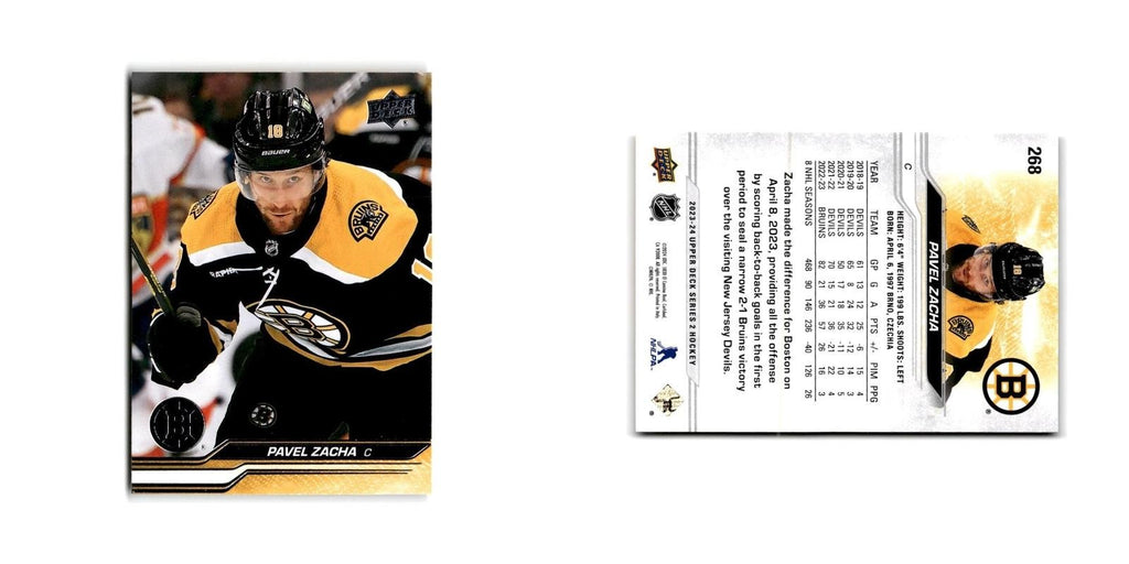 2023 Upper Deck Pavel Zacha Boston Bruins #268