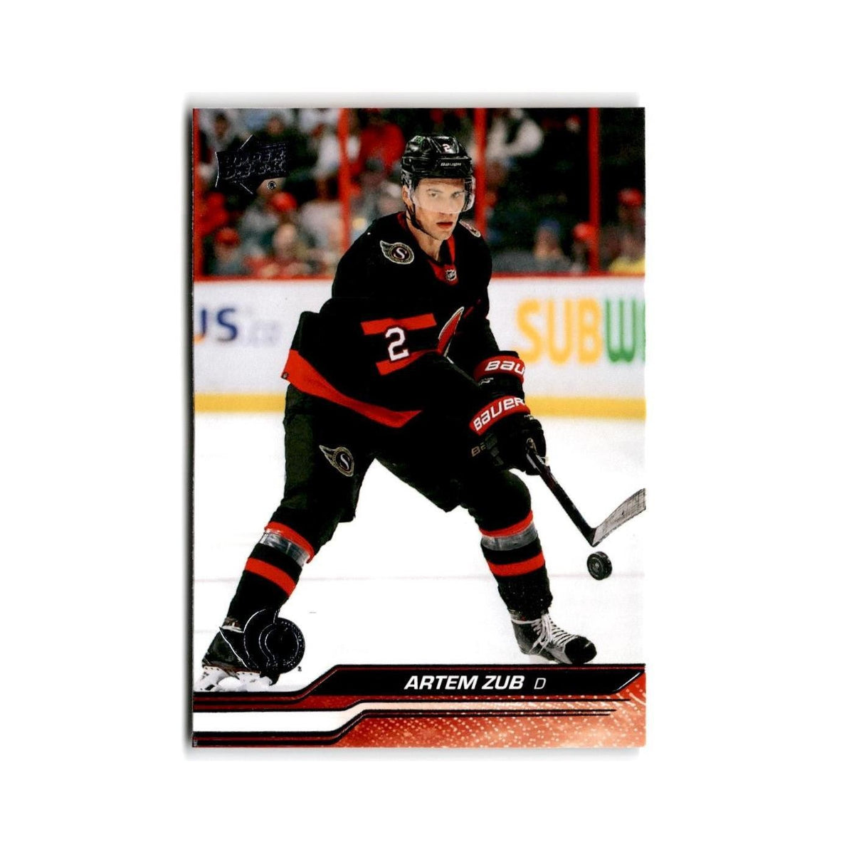 2023 Upper Deck Artem Zub Ottawa Senators #377