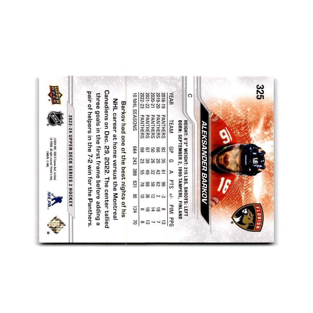 2023 Upper Deck Aleksander Barkov Florida Panthers #325