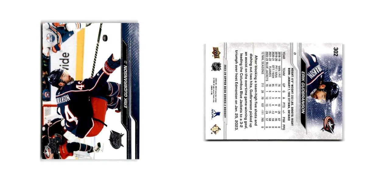 2023 Upper Deck Erik Gudbranson Columbus Blue Jackets #302