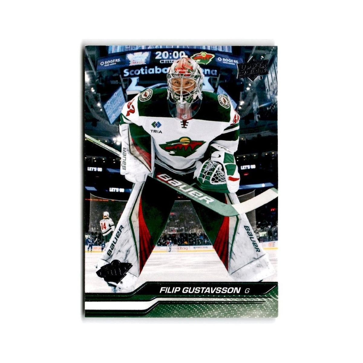 2023 Upper Deck Filip Gustavsson Minnesota Wild #341