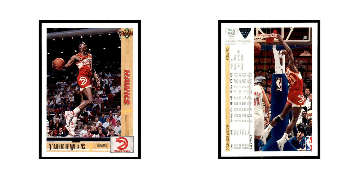 1991 Upper Deck Dominique Wilkins Basketball Cards #255