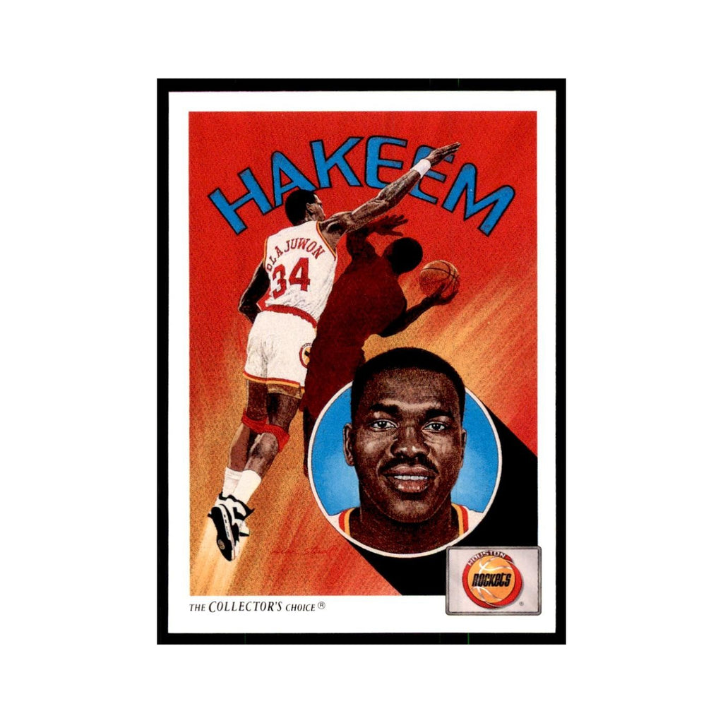 1991 Upper Deck Hakeem Olajuwon Basketball Cards #92