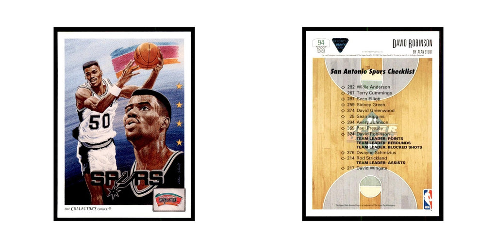 1991 Upper Deck David Robinson Basketball Cards #94