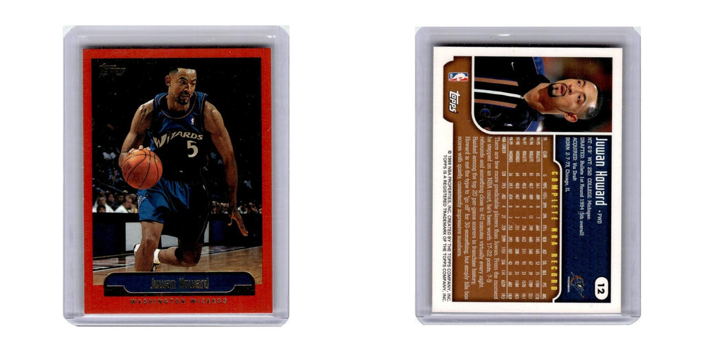 1999 Topps Juwan Howard Wizards #12