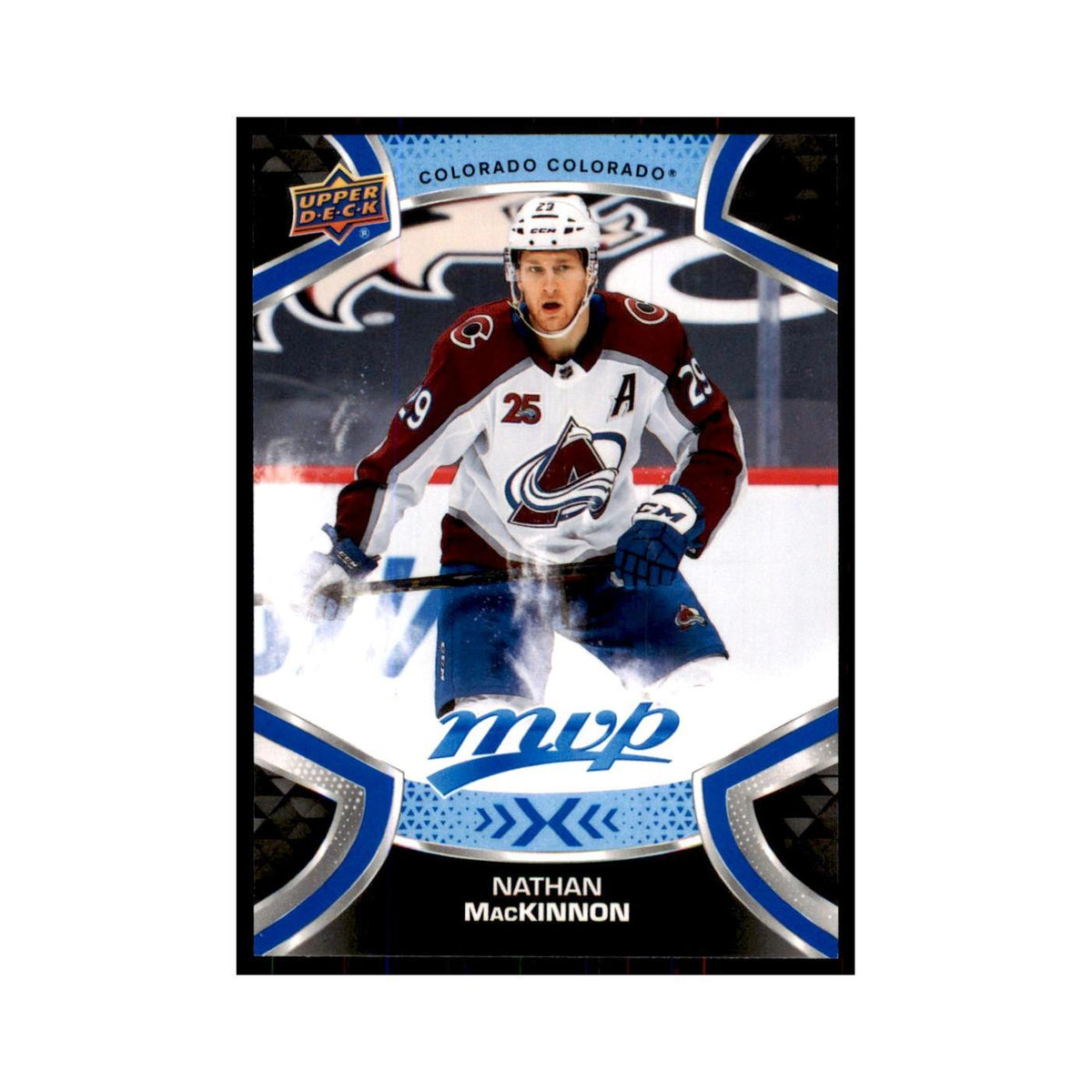 Nathan MacKinnon 2021 Upper Deck MVP #216 Hockey Cards Hockey Card NM