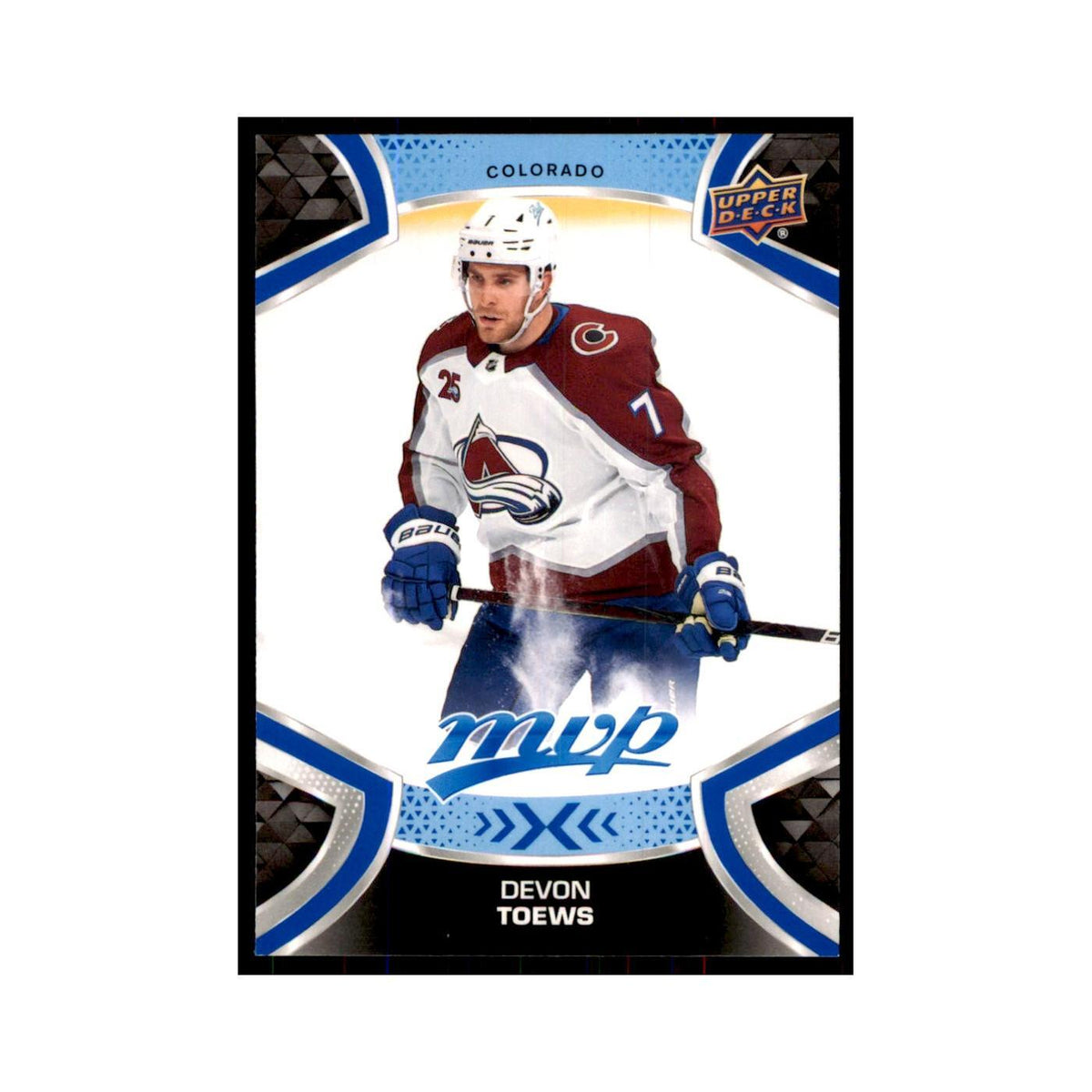 Devon Toews 2021 Upper Deck MVP #105 Hockey Cards Hockey Card NM