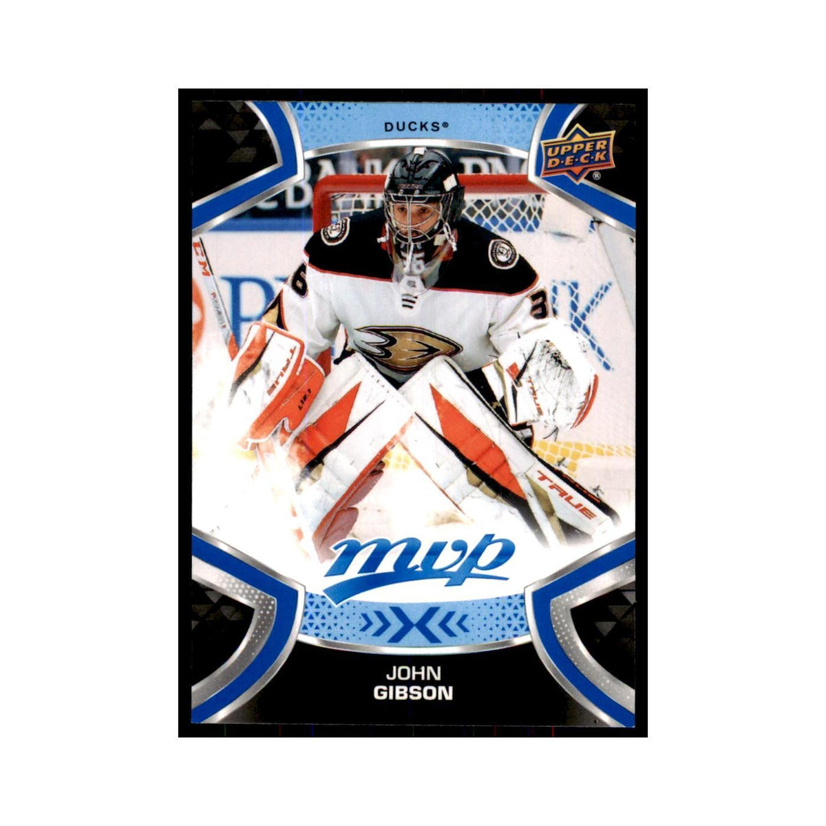 John Gibson 2021 Upper Deck MVP #206 Hockey Cards Hockey Card NM