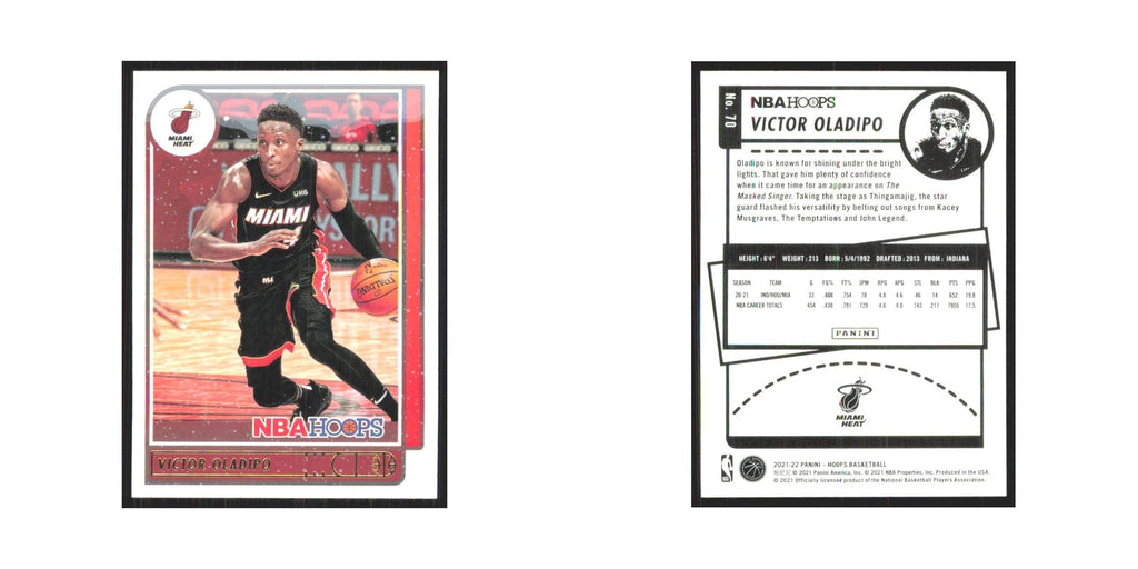 Victor Oladipo 2021 NBA Hoops #70 Miami Heat Basketball Card NM