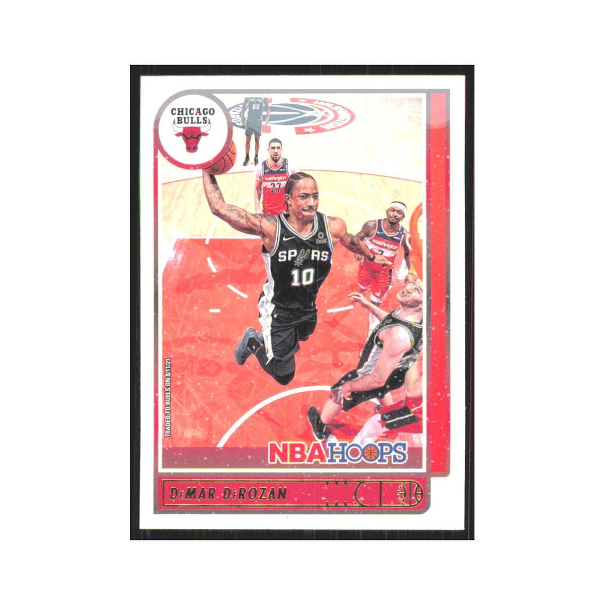 DeMar DeRozan 2021 NBA Hoops #4 Chicago Bulls Basketball Card NM
