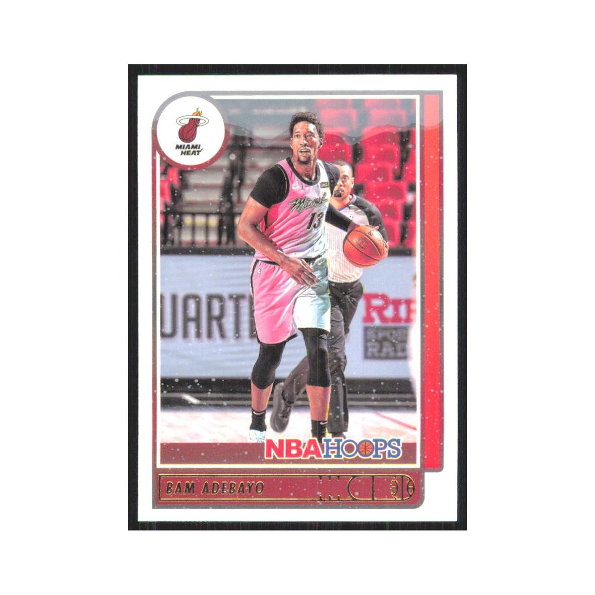 Bam Adebayo 2021 NBA Hoops #20 Miami Heat Basketball Card NM