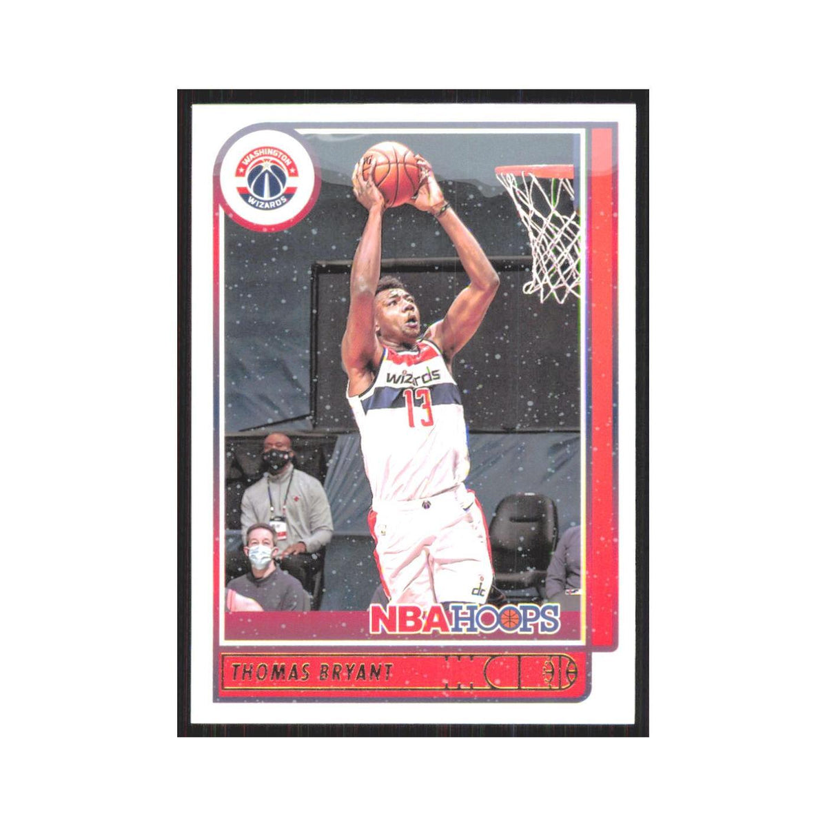 Thomas Bryant 2021 NBA Hoops #120 Washington Wizards Basketball Card NM