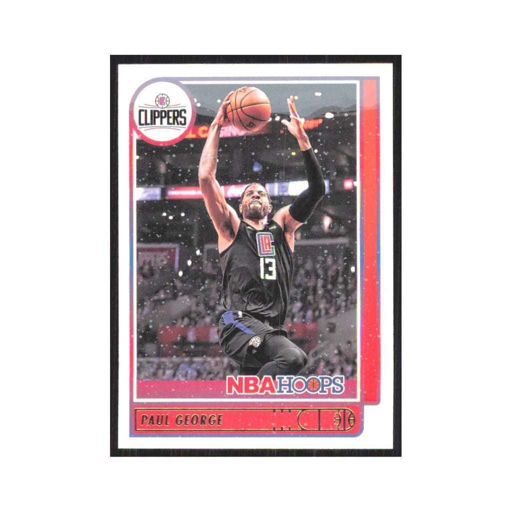 Paul George 2021 NBA Hoops #86 Los Angeles Clippers Basketball Card NM