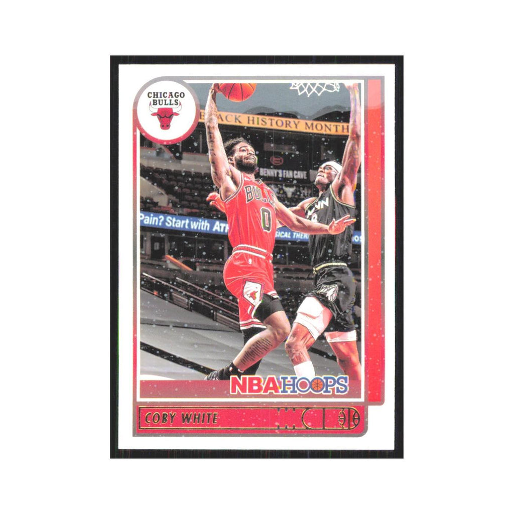 Coby White 2021 NBA Hoops #35 Chicago Bulls Basketball Card NM