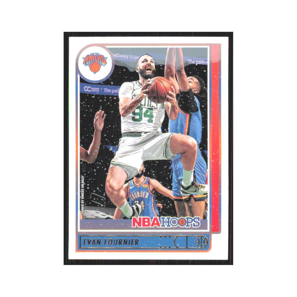 Evan Fournier 2021 NBA Hoops #39 New York Knicks Basketball Card NM