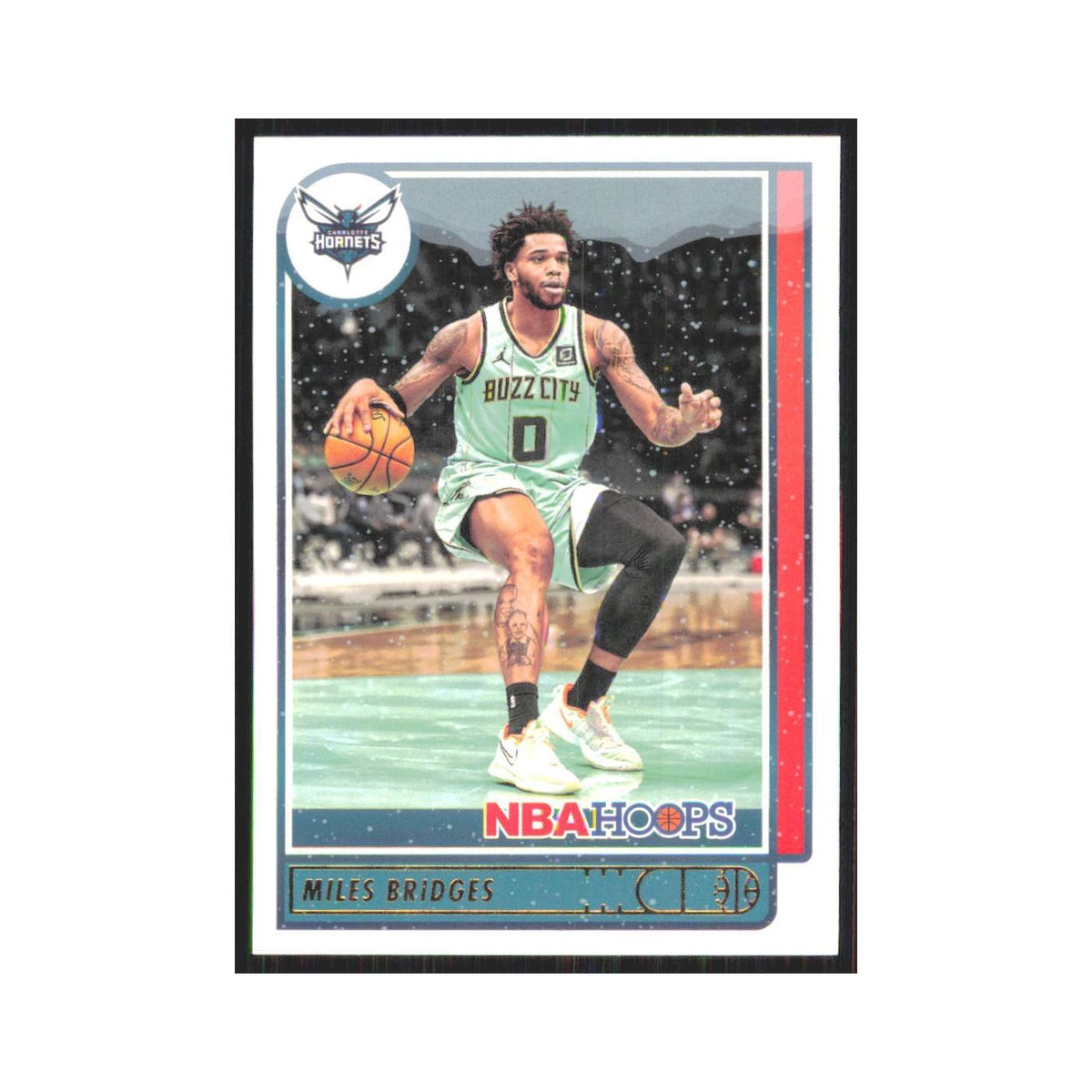 Miles Bridges 2021 NBA Hoops #190 Charlotte Hornets Basketball Card NM