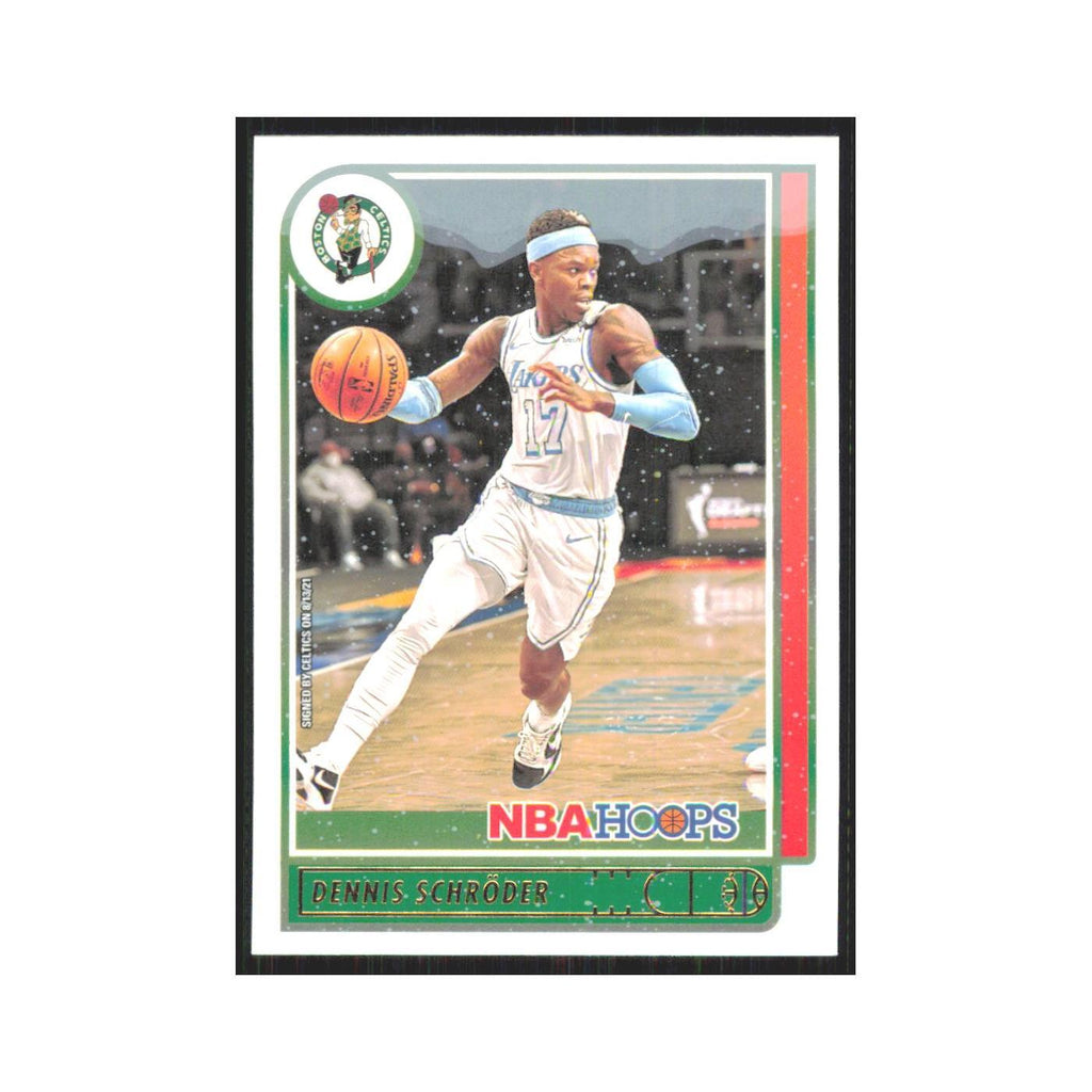 Dennis Schroder 2021 NBA Hoops #156 Boston Celtics Basketball Card NM