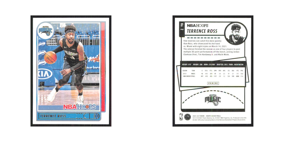 Terrence Ross 2021 NBA Hoops #2 Orlando Magic Basketball Card NM