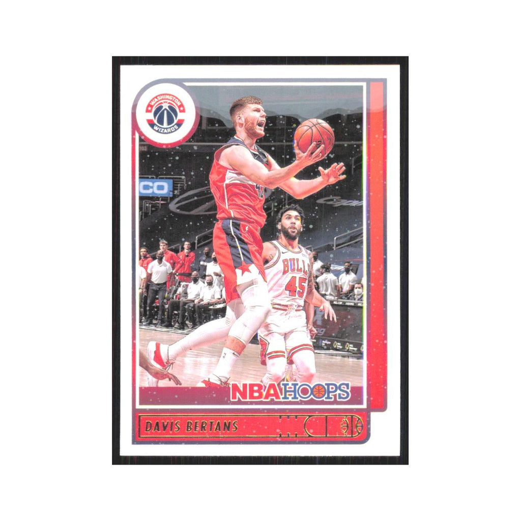 Davis Bertans 2021 NBA Hoops #130 Washington Wizards Basketball Card NM